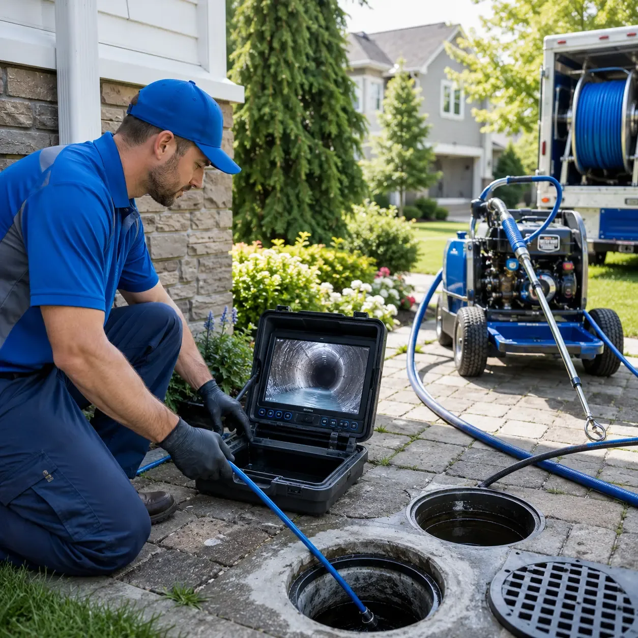 Outdoor drain cleaning professionals serving Gandeeville, WV